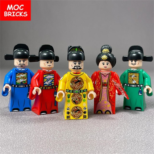 Yiran toy MOC Bausteine Chinesische Ming-Dynastie Kaiserliche Garde Drei Reiche Figur Zhang Chunhua, Puppen, ab 6 Jahren - Bild 1