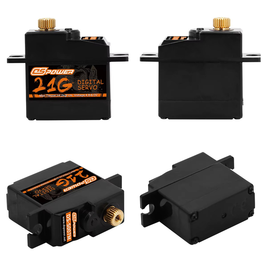 DSpower Metal Gear Micro Digital Servo, Zubehör, Schwarz - Bild 3