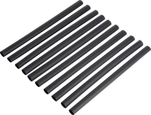 Canusa Schrumpfschlauchsortiment Schwarz 2,40 mm und 1,20 mm mit 2:1 Schrumpfrate, 10 Stück - Bild 1