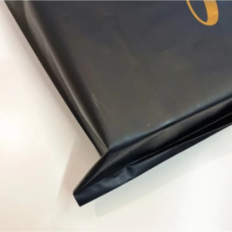 Schwarze Danke Geschenktüten aus Kunststoff für Hochzeiten, Geburtstage und Feierlichkeiten - Bild 6