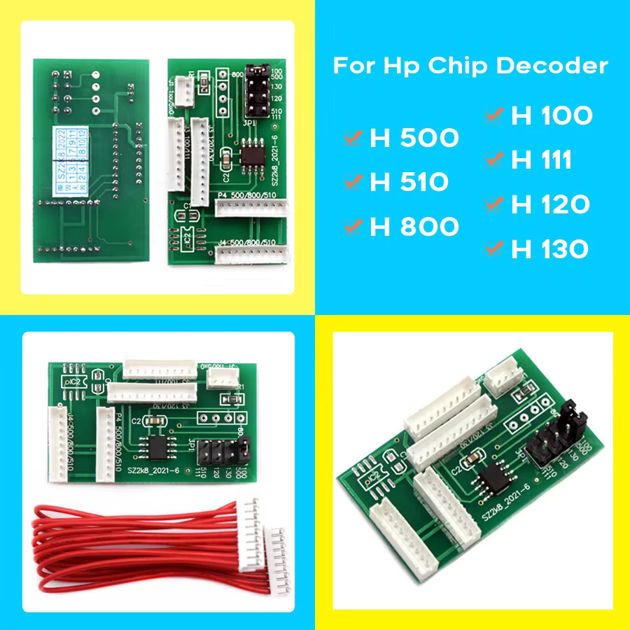 HP Chip Decoder für Designjet 100 120 130 500 510 800 Plotter mit Auto Reset Funktion für permanente Verwendung - Bild 2