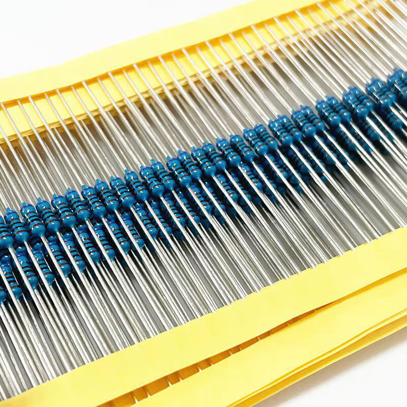 100 Stück Metallfilm-Widerstände 1/4W 0,25W 1% Toleranz in Blau mit verschiedenen Ohm-Werten von 0 bis 22M Ohm - Bild 2