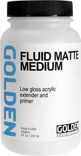 Golden Fluid Medium Matt von Golden transparentes Acrylmedium - Bild 1