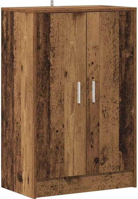 vidaXL Schuhschrank Altholz-Optik in Braun aus Holzwerkstoff, B/T/H: 60 x 35 x 92 cm - Bild 1