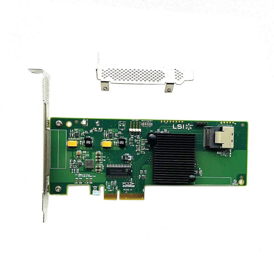 LSI 9211-4i 6G SAS HBA Controller Card im IT-Modus mit SFF-8087 SATA Anschluss für ZFS FreeNAS und unRAID - Bild 2