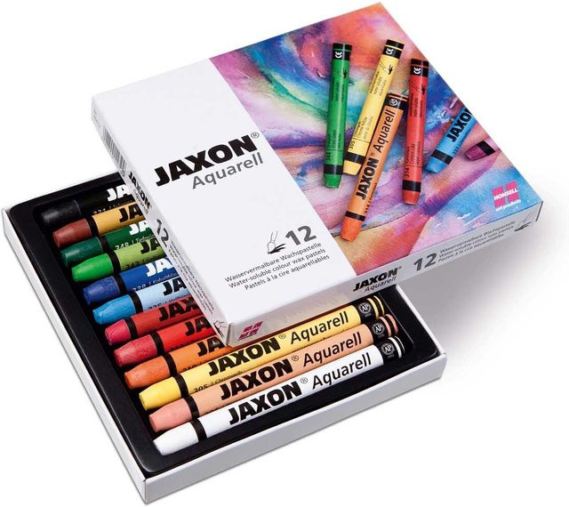 Jaxon Aquarellkreide in Mehrfarbig aus Wachs, wasserlöslich - Bild 1