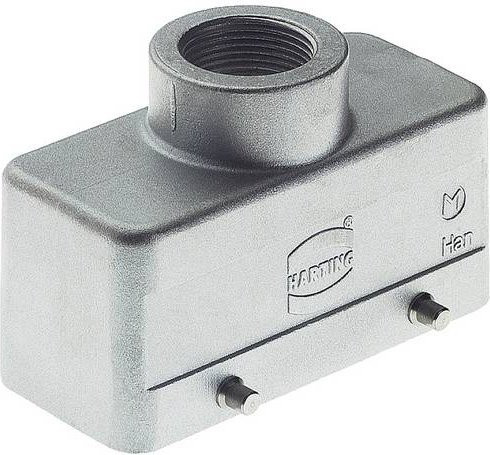 Harting Tüllengehäuse 19628241422 aus Aluminium in Grau - Bild 1