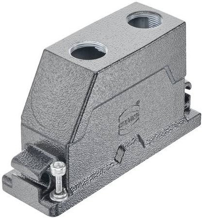 HARTING Tüllengehäuse 19 40 524 1422 19405241422 in Schwarz aus Edelstahl - Bild 1