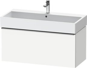 Duravit Waschtischunterschrank D-Neo, weiß glänzend, wandhängend, B/T/H: 98,4 x 44,2 x 44,0 cm - Bild 1