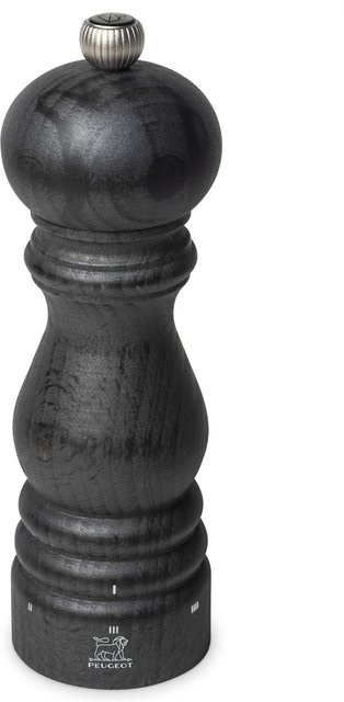 Pfeffermühle Peugeot PARIS in Schwarz und Grau aus Holz, Höhe: 18,0 cm - Bild 1