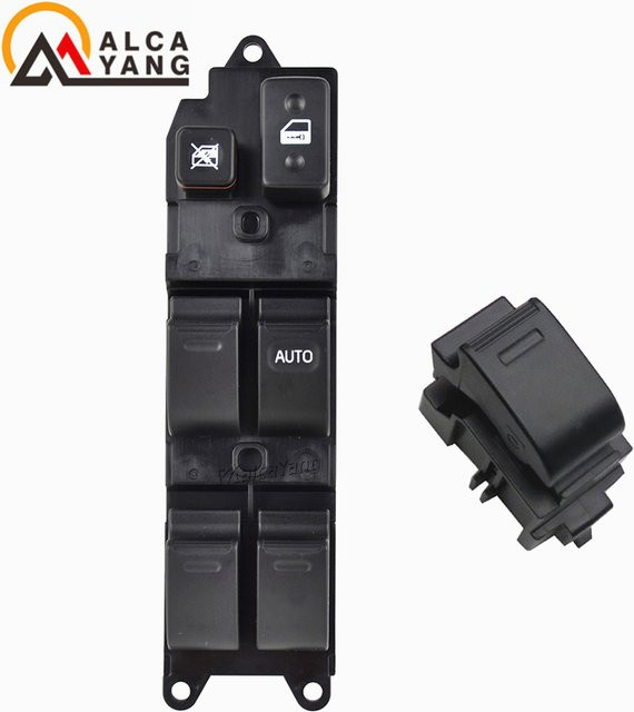 Malcayang Elektrischer Fensterheber-Hauptschalter für Toyota Landcruiser 80 Serie 1990-1998, Schwarz, 84820-35020 - Bild 1