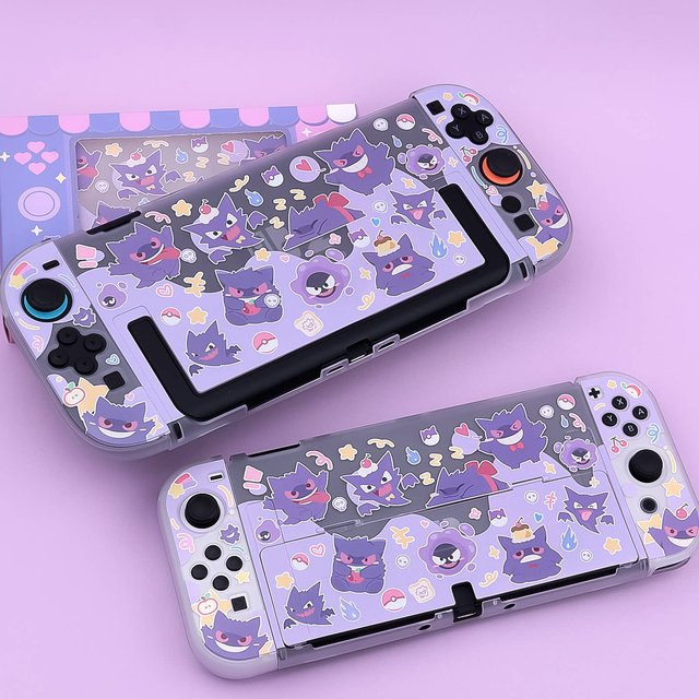 Transparente Schutzhülle und Dock-Abdeckung für Nintendo Switch und Nintendo Switch OLED als sturzesicheres Zubehör - Bild 1
