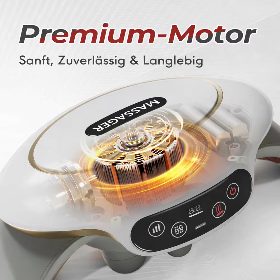 HIMOUTA Elektrisches Bauchmassagegerät, Weiß, Unisex - Bild 3