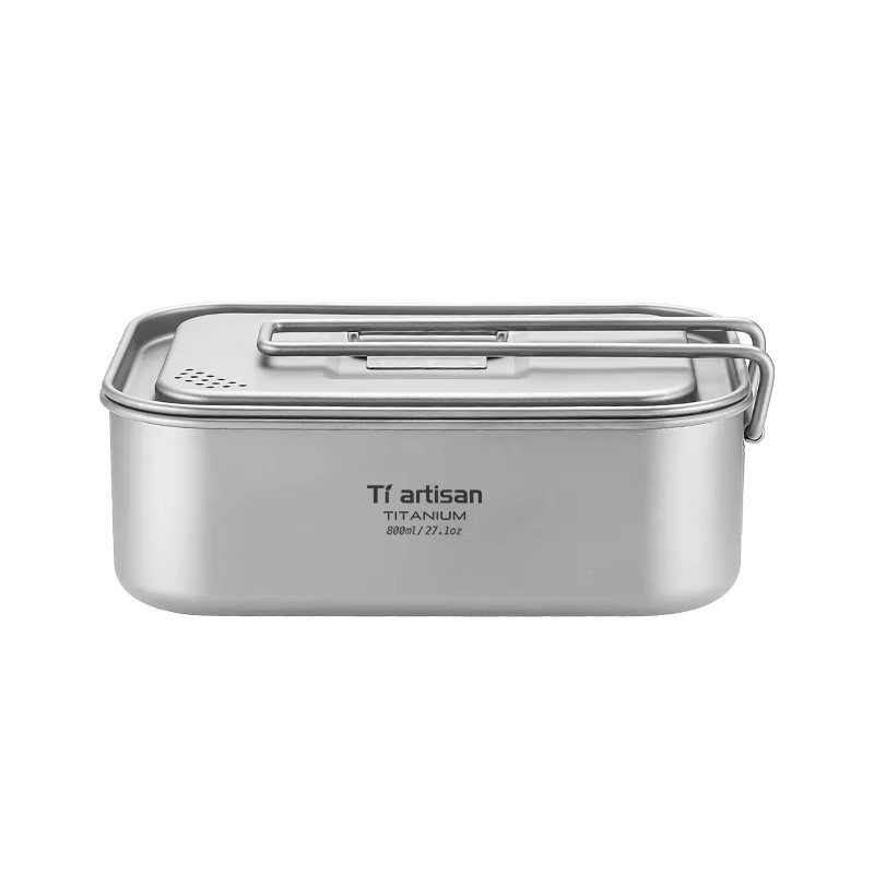 Tiartisan Titan einlagige Lunchbox aus Edelstahl in Silber für Outdoor und Camping - Bild 7