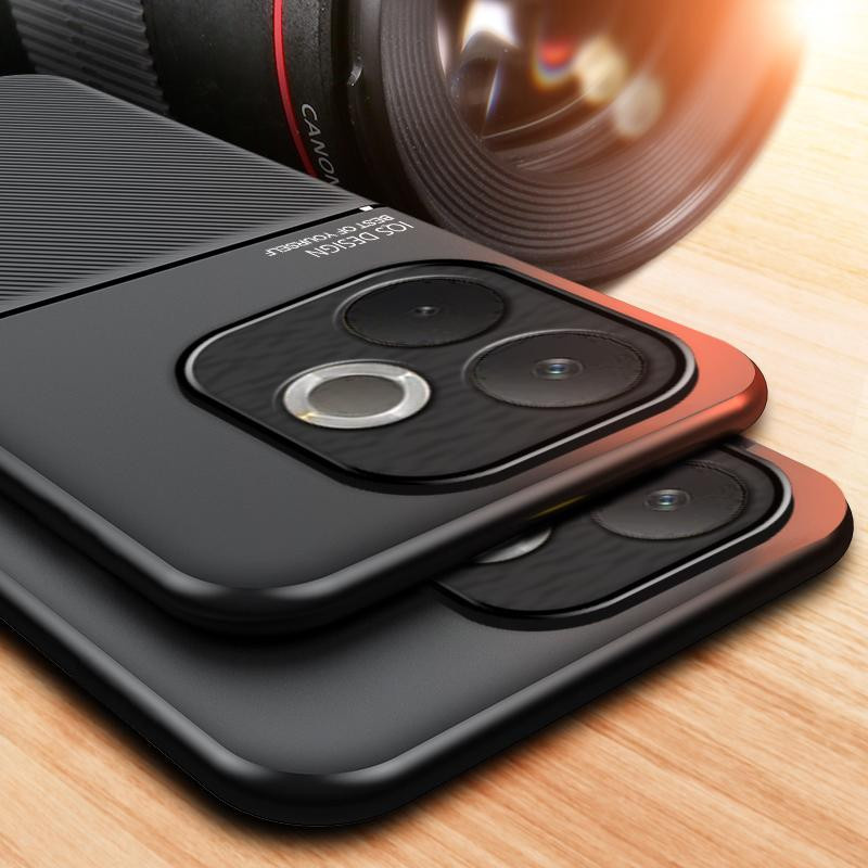 Stoßfeste magnetische Vier-Ecken-Vollabdeckung Handyhülle für OPPO A5 Pro 5G in Schwarz - Bild 2
