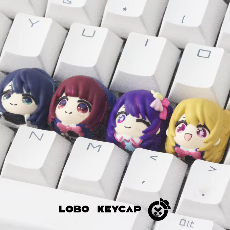 VGN Oshi No Ko Hoshino Ai Anime Keycap aus Harz für mechanische Tastaturen, Esc-Ersatz, Mehrfarbig - Bild 2