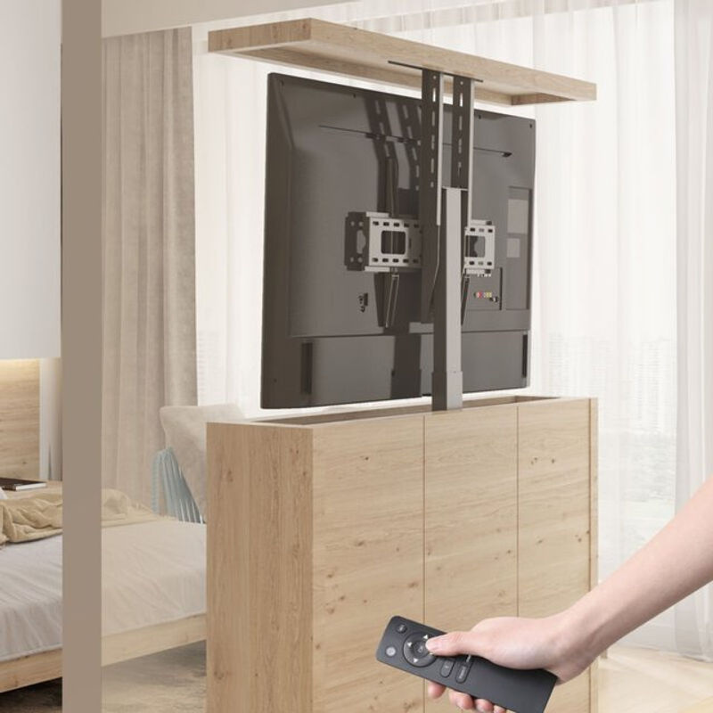 Digital Data Communications Equip Pro Motorisierte TV-Aufstellung für LCD-Fernseher, Schwarz, Bildschirmgröße: 94-165,1 cm (37-65 Zoll) - Bild 2