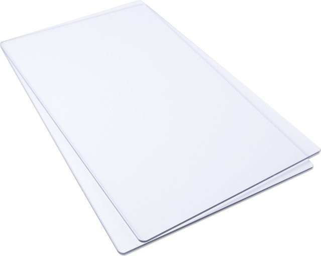 Sizzix Schneideplatten aus transparentem Kunststoff, 2 Stück - Bild 1