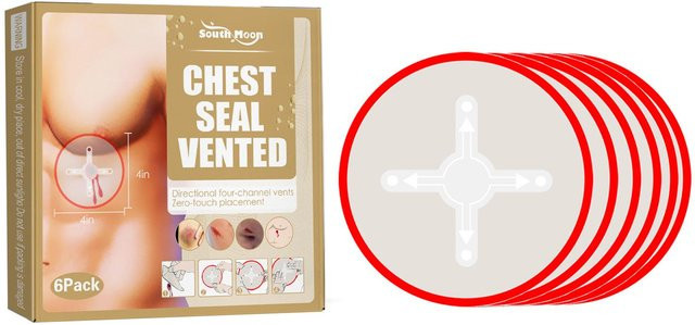 South Moon Brustversiegelung, weiß, 6 Stück - Bild 1