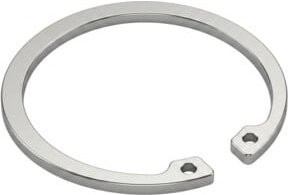 Industrial Quality Supplies Sicherungsringe DIN 472 aus Federstahl, Farbe: Silber, Durchmesser: 60 mm, Stärke: 2 mm - Bild 1
