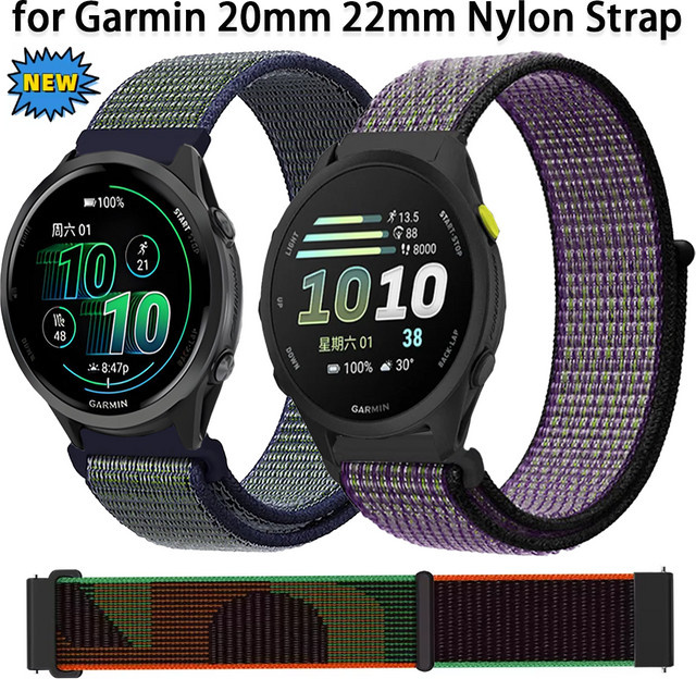Garmin Uhrenarmband Nylon, Textil/NATO, 20mm 22mm, Unisex - Bild 1