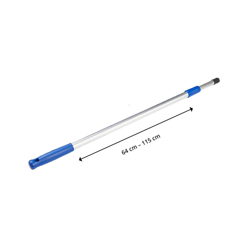 Leifheit Maxi-Teleskop-Staubfänger aus Mikrofaser in Blau mit ausziehbarem und klappbarem Griff, Höhe: 172 cm - Bild 2