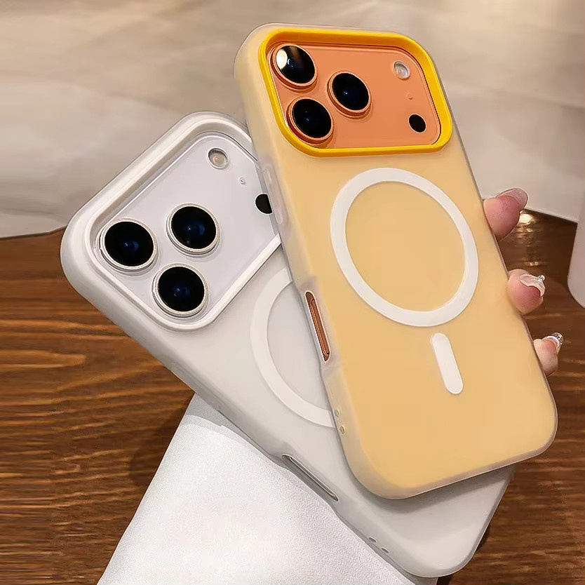 Magnetische 2-in-1 Silikon Schutzhülle für iPhone 11 bis iPhone 17 Air Pro Max, stoßfestes Magsafe Bumper Cover, Farbe: Blau - Bild 2
