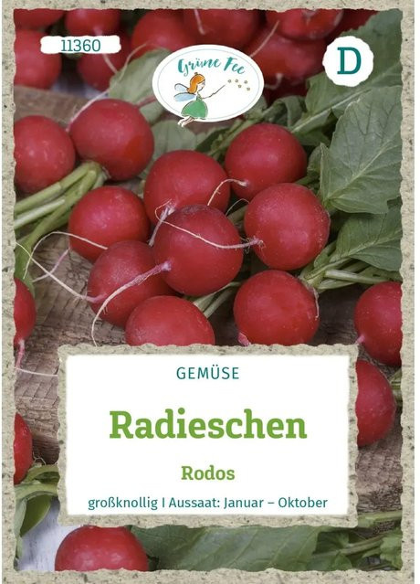 Grüne Fee Radieschen Rodos Gemüse Saatgut 250 g - Bild 1
