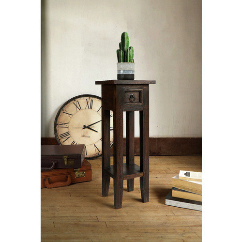 Beistelltisch PADEA von INTERIA Home & Living in Mahagoni, B/T/H: 25 x 25 x 67 cm - Bild 2