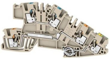 Hager KR02SI3 Dreileiterklemme in Beige - Bild 1