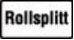 ADCO Zusatzschild 1007-32 Rollsplitt RAL-Gütezeichen Folie RA1 in Weiß und Aluminium, B: 33,0 cm, H: 60,0 cm, T: 6,0 cm - Bild 1