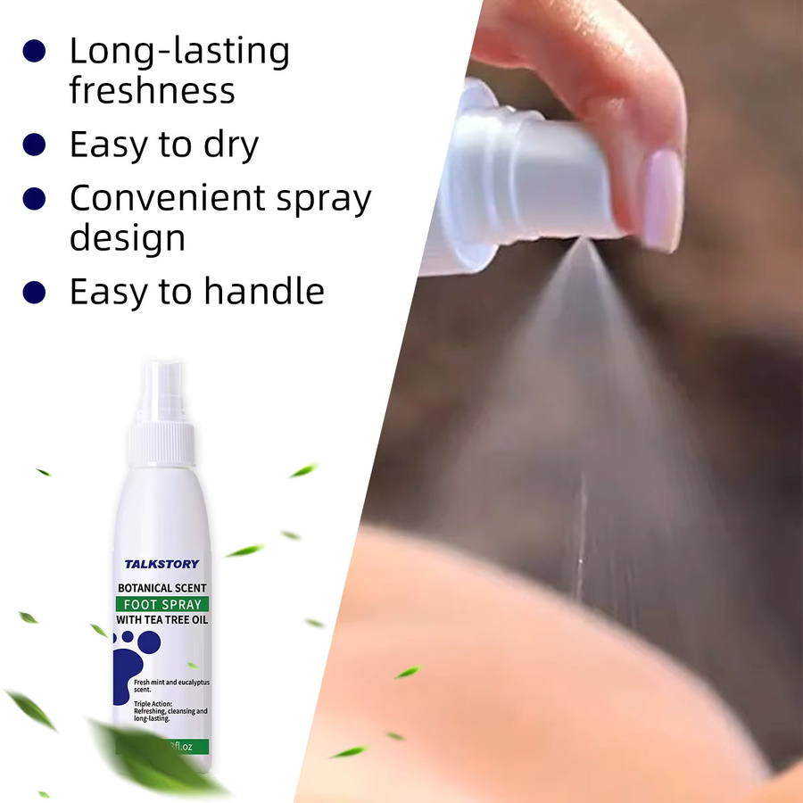 TALKSTORY Fußdeodorant-Spray mit Teebaumöl, Unisex - Bild 6