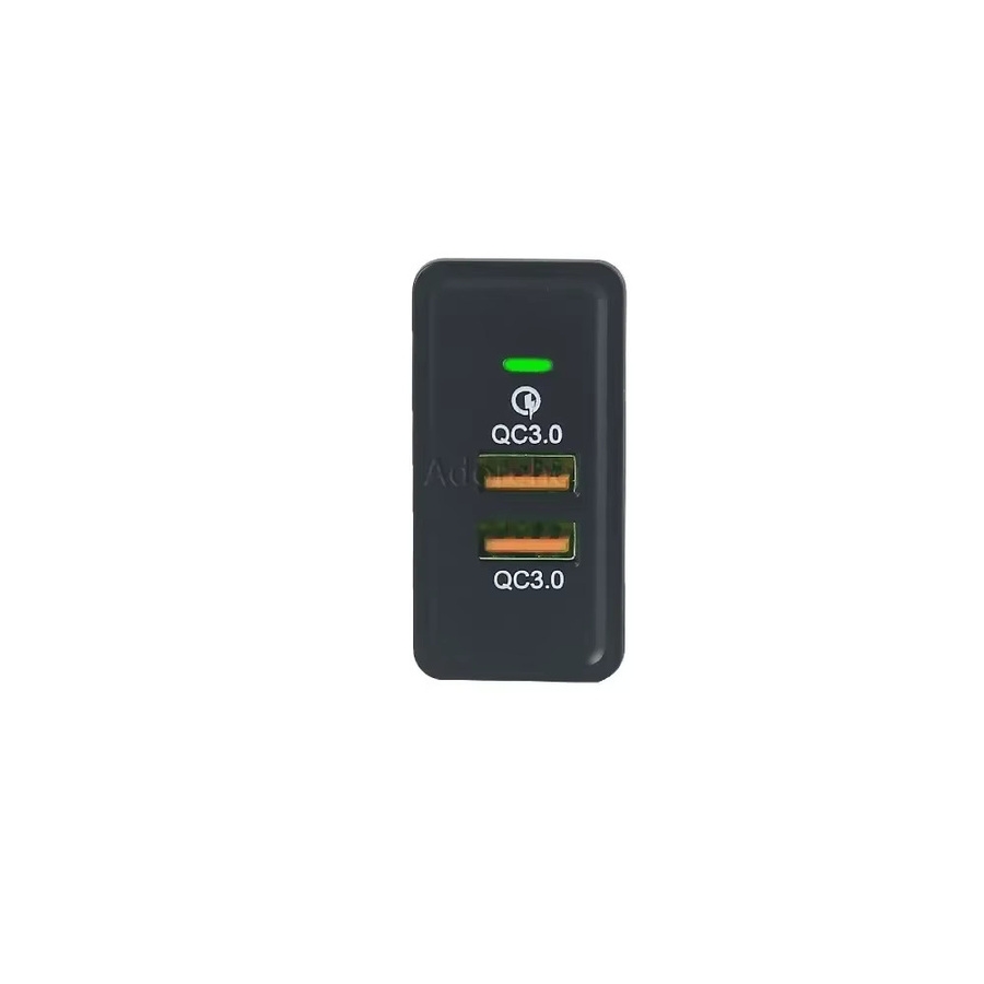 Schnelles USB-C Autoladegerät für VW Golf 7 in Schwarz - Bild 2