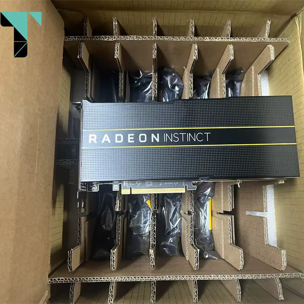 AMD Instinct Mi50 Beschleuniger Grafikkarte mit 16GB HBM2 in Schwarz für Machine Learning und HPC - Bild 3