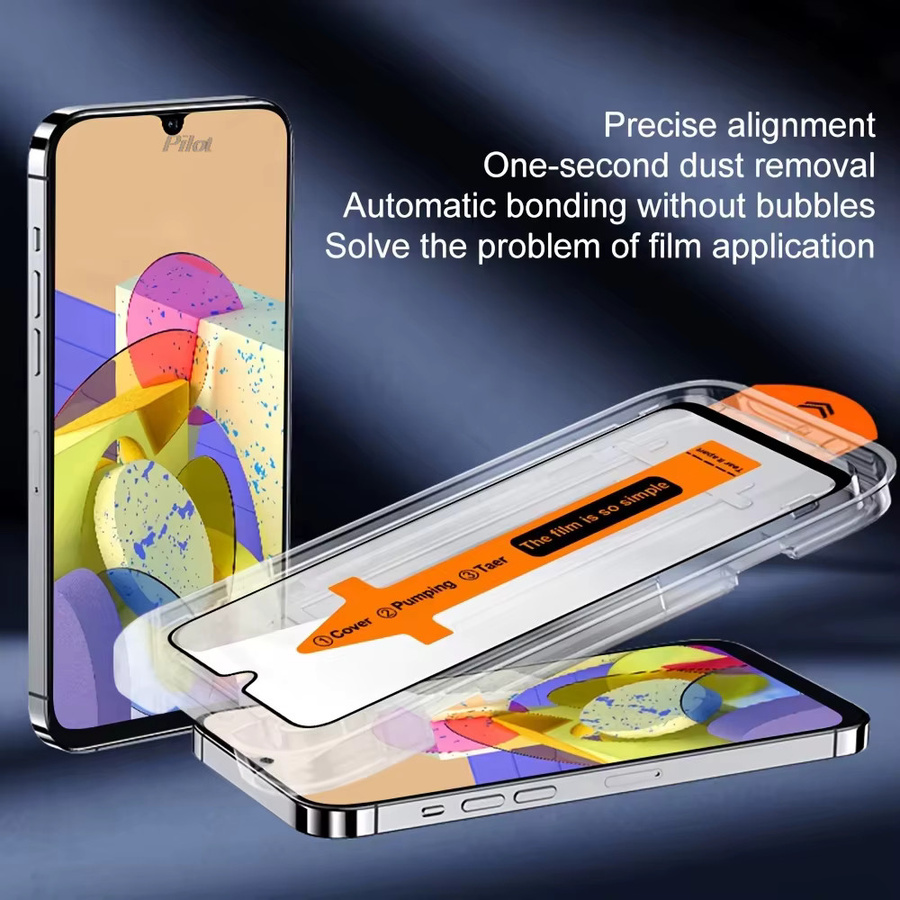 Sichtschutz und HD-Schutzglas für Samsung Galaxy S26 Ultra und S26+ in Transparent, staubfreie und abriebfeste Bildschirmfolie - Bild 3