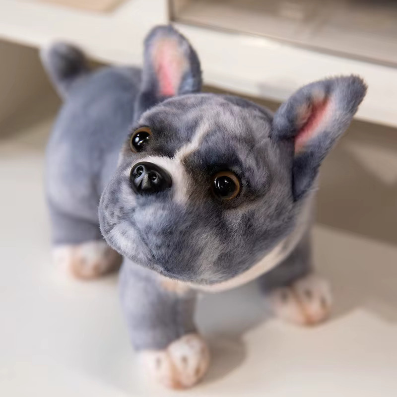 Lilelike Mops Bulldog Plüsch Spielzeug, Welpen Hund Stofftier Puppe - Bild 2