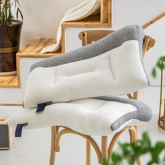 Yiran Furniture Gestricktes Sojafaserkissen Nackenschutz Kissenkern Paar B/H: 48 x 74 cm - Bild 1