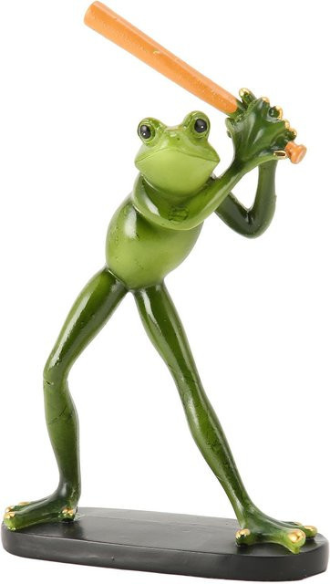 Sportfrosch Figur aus Harz in Beige von OutsideWorld als Dekoration für Garten und Terrasse - Bild 1