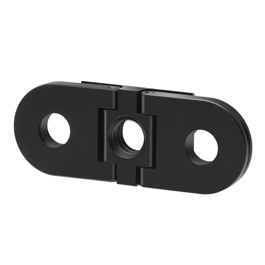 Andoer Metall Ersatz Basis Klappstativ Adapter für GoPro HERO9/8/Max in Schwarz - Bild 2