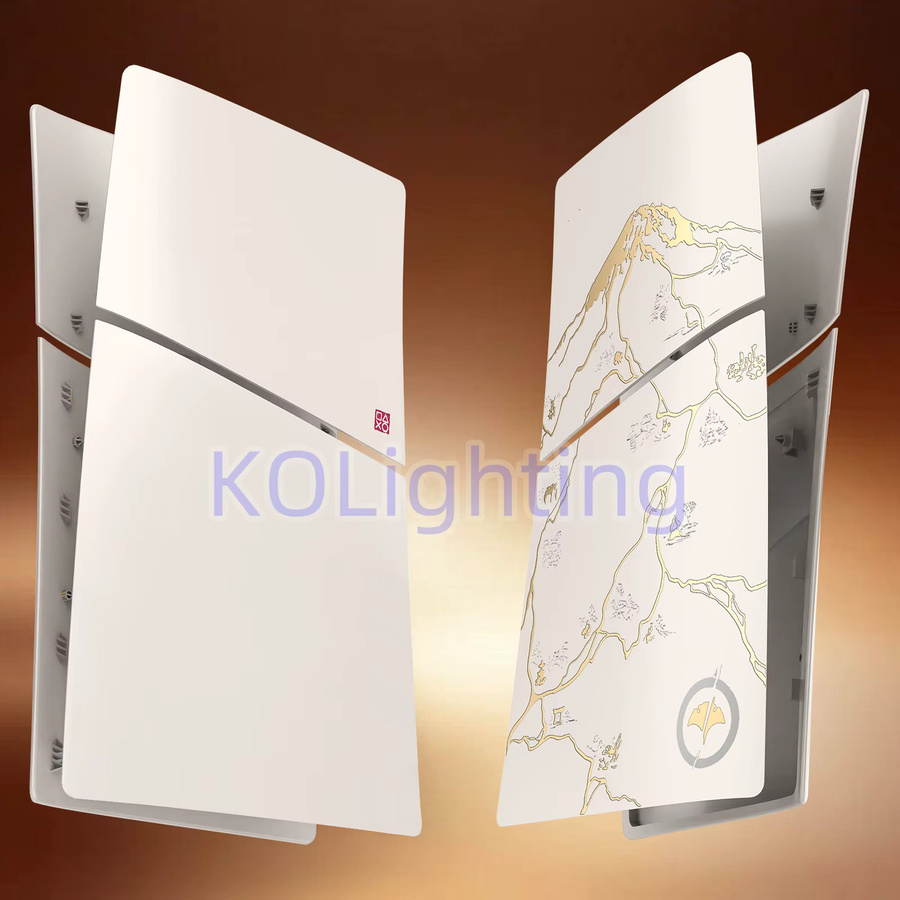 Kolorkoli Ghost Slim Digital Edition Abdeckplatten für PlayStation 5 Slim in Weiß - Bild 2