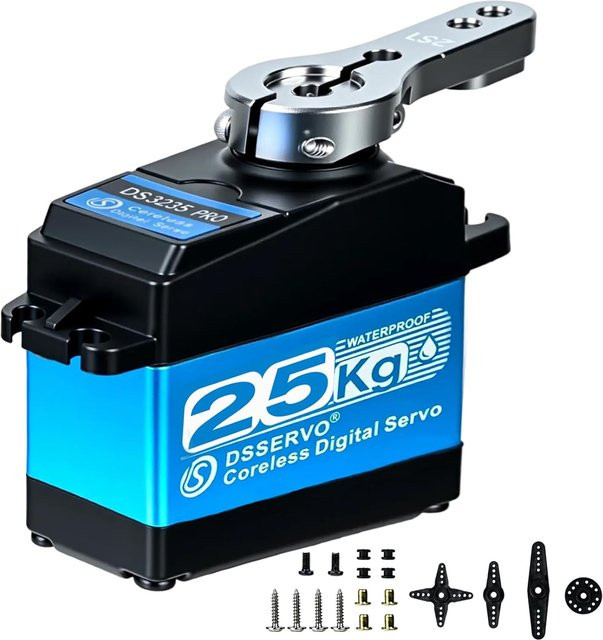Stemedu RC Servo DS3225 PRO, digitaler Lenkmotor, Metall, wasserdicht - Bild 1