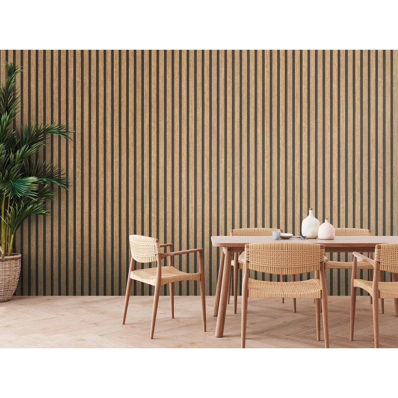 A.S. Création Vliestapete Holzoptik in Beige, Braun und Schwarz, B/L: 53 x 1005 cm - Bild 2