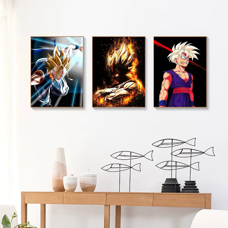 Bandai Dragon Ball Goku Diamant-Gemälde DIY Mosaik Set mit runden Steinen in Multicolour - Bild 2