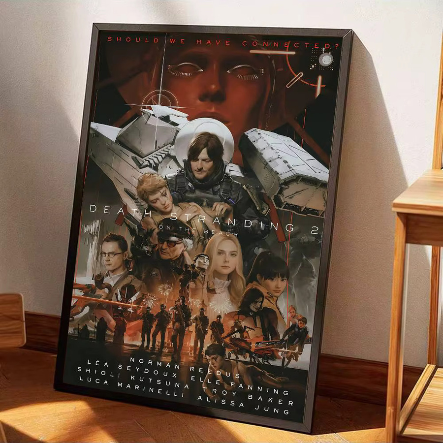 Selbstklebendes Kunstposter Death Stranding 2 Whitepaper-Druck für deine Heimdekoration - Bild 3