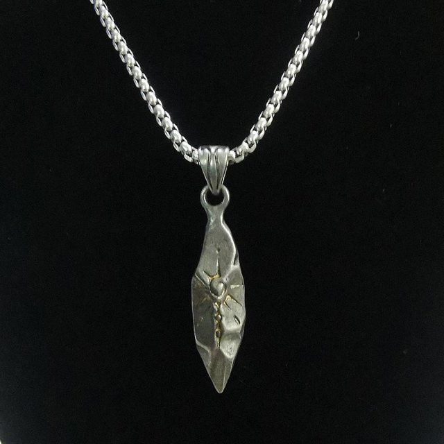 Lucky Star Jewelry Halskette Meteorit Anhänger, Zirkonia, Herren, Silber - Bild 1