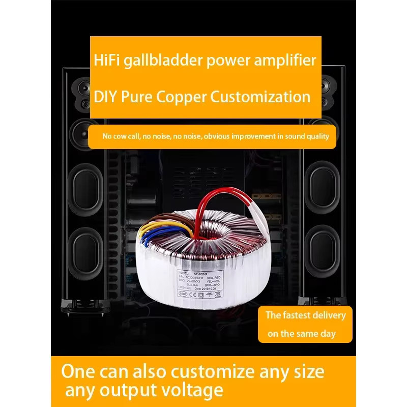 MANDONG Ringkern-Leistungstransformator für Audioverstärker 12V/24V/48V/110V/220V - Bild 4