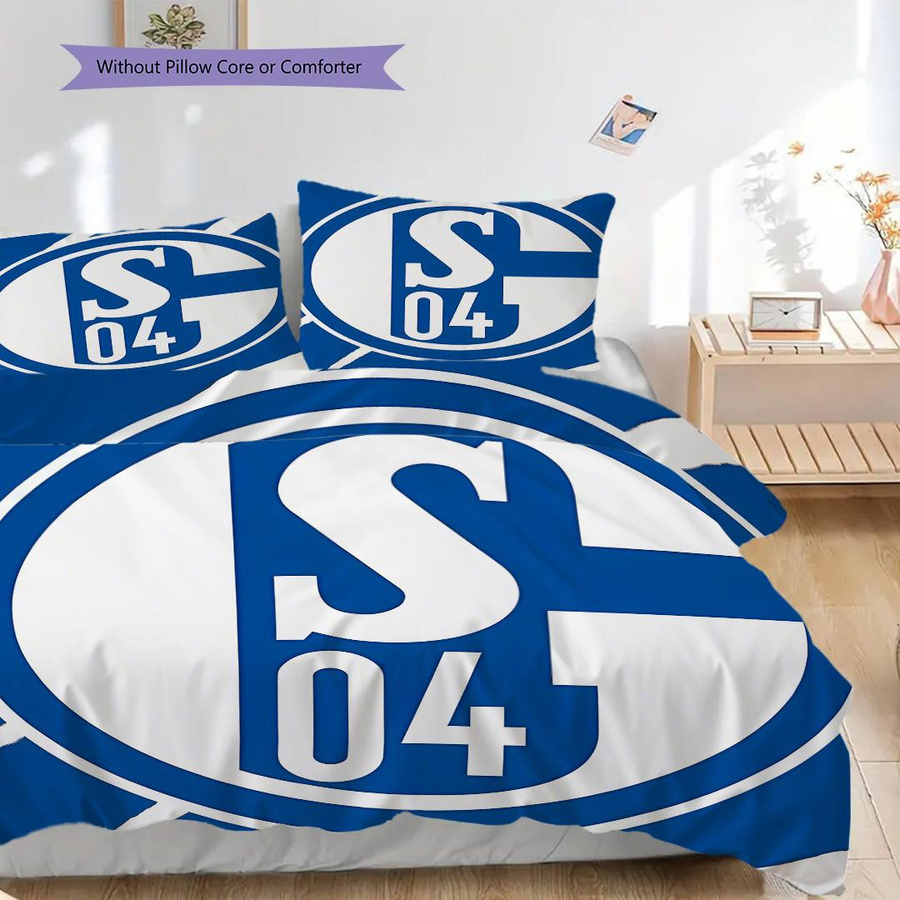 Manus Home Bettwäsche Set FC Schalke 04 mit 1 Bettbezug und 2 Kissenbezügen, B/H: 220 x 240 cm - Bild 4