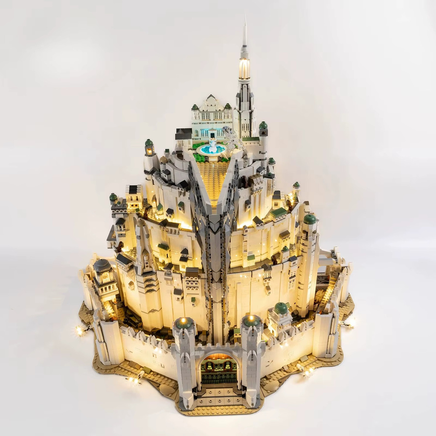 BlockGlow LED-Beleuchtungsset für LEGO Der Herr der Ringe Minas Tirith, warmweiß - Bild 5