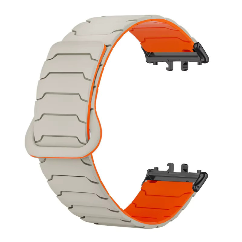 CAOWTAN Uhrenarmband Silikon, Weiß, Samsung Galaxy Watch Fit 3, Unisex - Bild 5