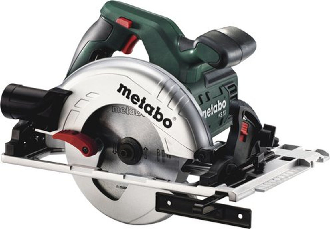 Metabo Handkreissäge KS 55 FS, 1200 W, 230 V, Sägeblatt-Durchmesser: 160 mm, grün-schwarz-rot - Bild 2